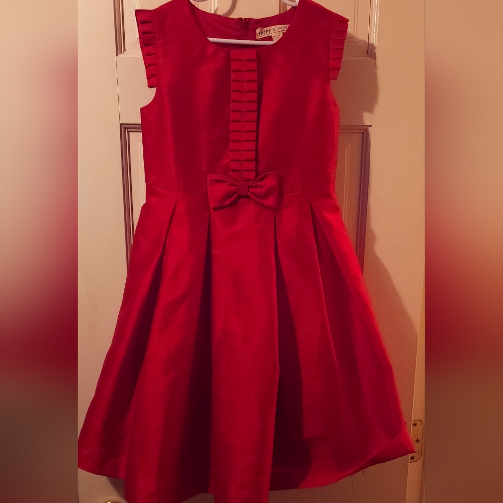Hope and Henry size 7 red dress worn once